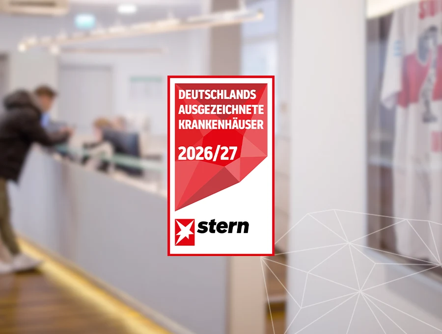 Die Sportheum Sportklinik Fellbach wurde von stern als eines der ausgezeichneten Krankenhäuser 2026/2027 ausgezeichnet.